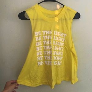 Be The Light 💡 small tank ~ Spiritual Gangster 💛